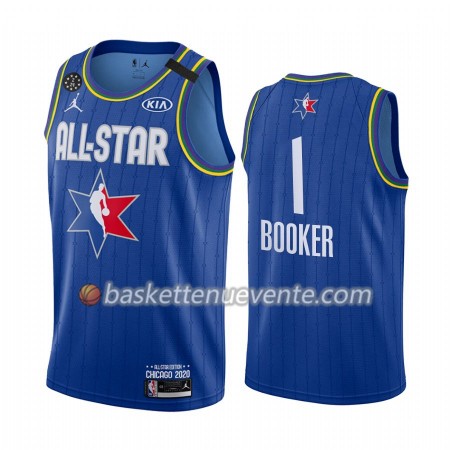 Maillot Basket Phoenix Suns Devin Booker 1 2020 All-Star Jordan Brand Bleu Swingman - Homme
